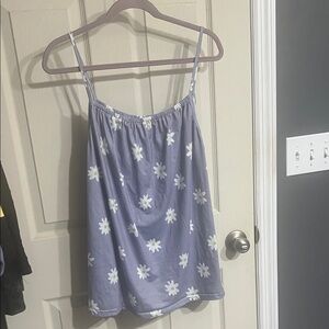 Floral Blue Women's Top